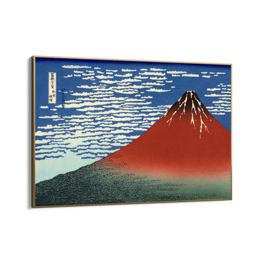 Quadro Stampa su Tela Fuji Rosso, Katsushika Hokusai - CupidoDesign