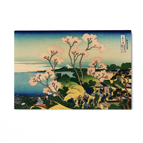 Quadro Stampa su Tela Fuji da Gotenyama sulla Tōkaidō a Shinagawa, Katsushika Hokusai - CupidoDesign