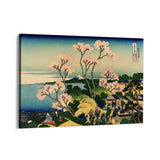 Quadro Stampa su Tela Fuji da Gotenyama sulla Tōkaidō a Shinagawa, Katsushika Hokusai - CupidoDesign