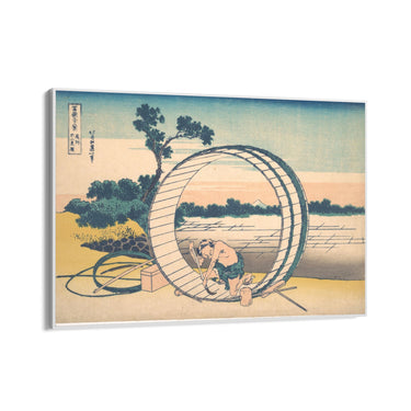 Quadro Stampa su Tela Fujimigahara nella provincia di Owari, Katsushika Hokusai - CupidoDesign