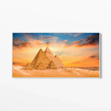 Quadro Stampa su Tela Fuoco del Deserto, Egitto - CupidoDesign