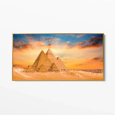 Quadro Stampa su Tela Fuoco del Deserto, Egitto - CupidoDesign