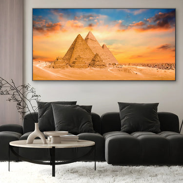 Quadro Stampa su Tela Fuoco del Deserto, Egitto - CupidoDesign