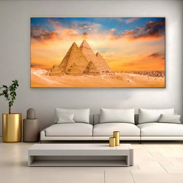 Quadro Stampa su Tela Fuoco del Deserto, Egitto - CupidoDesign