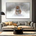 Quadro Stampa su Tela Furia bianca - CupidoDesign