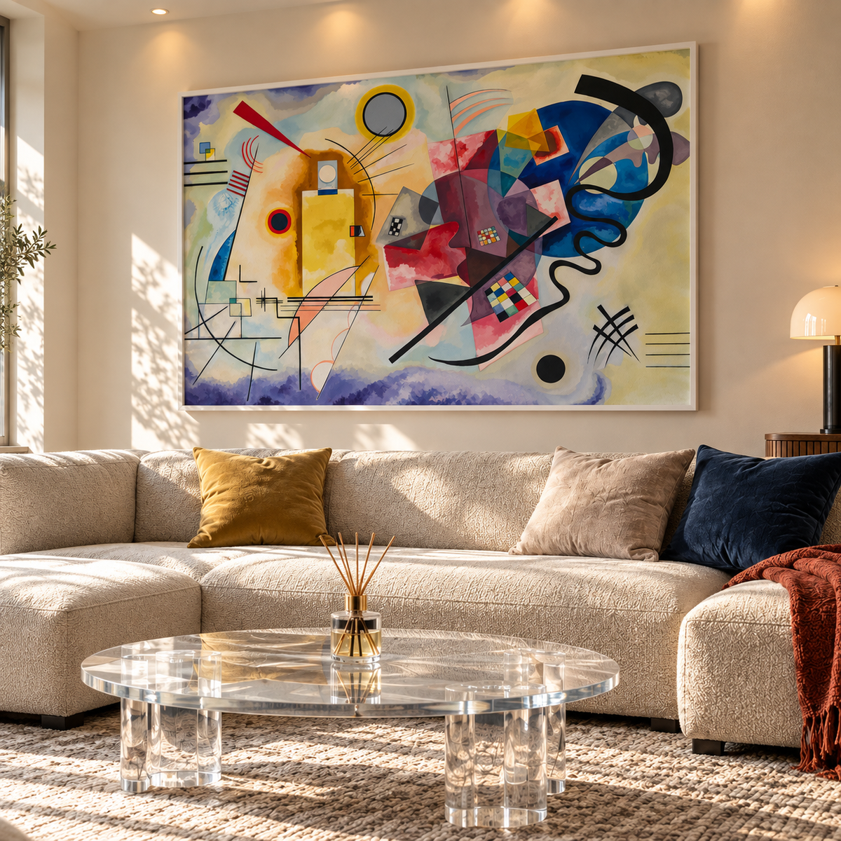 Žlutá Červená Modrá, Wassily Kandinsky