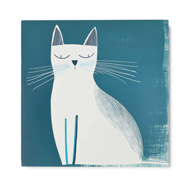 Quadro Stampa su Tela Gatto Leggero - CupidoDesign