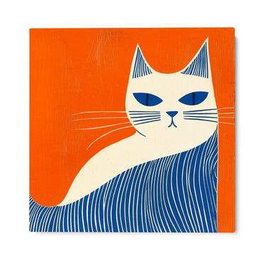 Quadro Stampa su Tela Gatto Solare - CupidoDesign