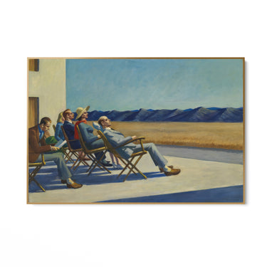 Quadro Stampa su Tela Gente al sole, Edward Hopper - CupidoDesign