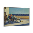 Quadro Stampa su Tela Gente al sole, Edward Hopper - CupidoDesign