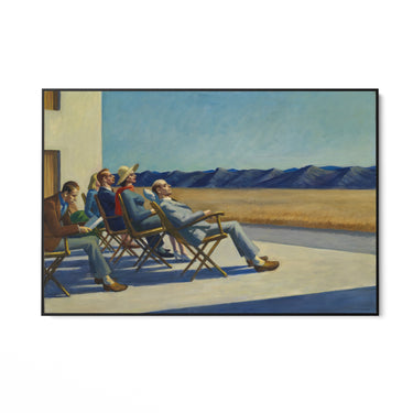 Quadro Stampa su Tela Gente al sole, Edward Hopper - CupidoDesign