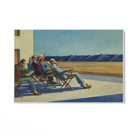Quadro Stampa su Tela Gente al sole, Edward Hopper - CupidoDesign