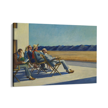 Quadro Stampa su Tela Gente al sole, Edward Hopper - CupidoDesign
