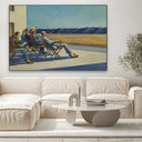 Quadro Stampa su Tela Gente al sole, Edward Hopper - CupidoDesign