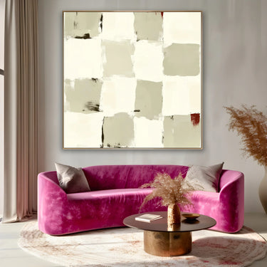 Quadro Stampa su Tela Geometria Calda - CupidoDesign