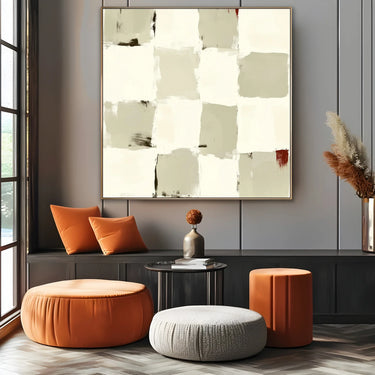 Quadro Stampa su Tela Geometria Calda - CupidoDesign