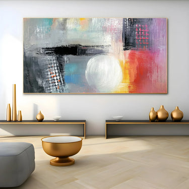 Quadro Stampa su Tela Geometria Soffusa - CupidoDesign