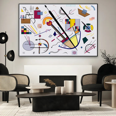 Quadro Stampa su Tela Geometrie del Suono - CupidoDesign
