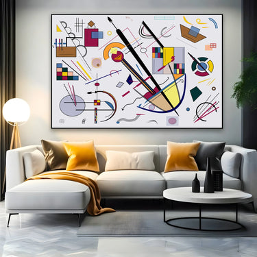 Quadro Stampa su Tela Geometrie del Suono - CupidoDesign