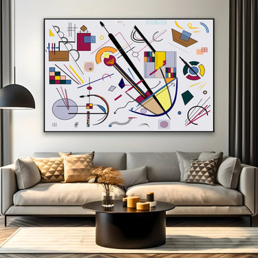 Quadro Stampa su Tela Geometrie del Suono - CupidoDesign