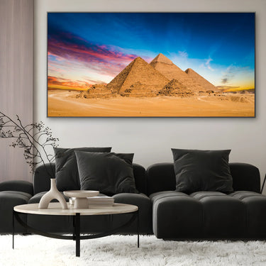 Quadro Stampa su Tela Geometrie del Tempo, Egitto - CupidoDesign