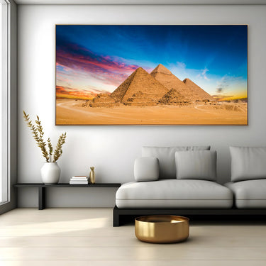 Quadro Stampa su Tela Geometrie del Tempo, Egitto - CupidoDesign