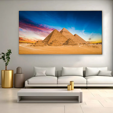 Quadro Stampa su Tela Geometrie del Tempo, Egitto - CupidoDesign