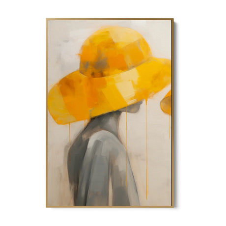 Quadro Stampa su Tela Giallo delicato - CupidoDesign