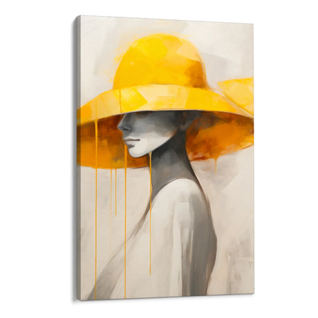 Quadro Stampa su Tela Giallo delicato - CupidoDesign