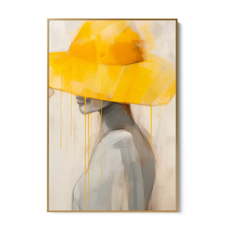 Quadro Stampa su Tela Giallo delicato - CupidoDesign
