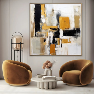 Quadro Stampa su Tela Giallo in Espansione - CupidoDesign