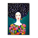 Quadro Stampa su Tela Chioma Floreale - CupidoDesign