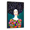 Quadro Stampa su Tela Chioma Floreale - CupidoDesign