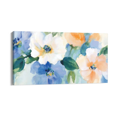 Quadro Stampa su Tela Giardino d’Acquerello - CupidoDesign
