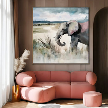 Quadro Stampa su Tela Gigante della Savana - CupidoDesign