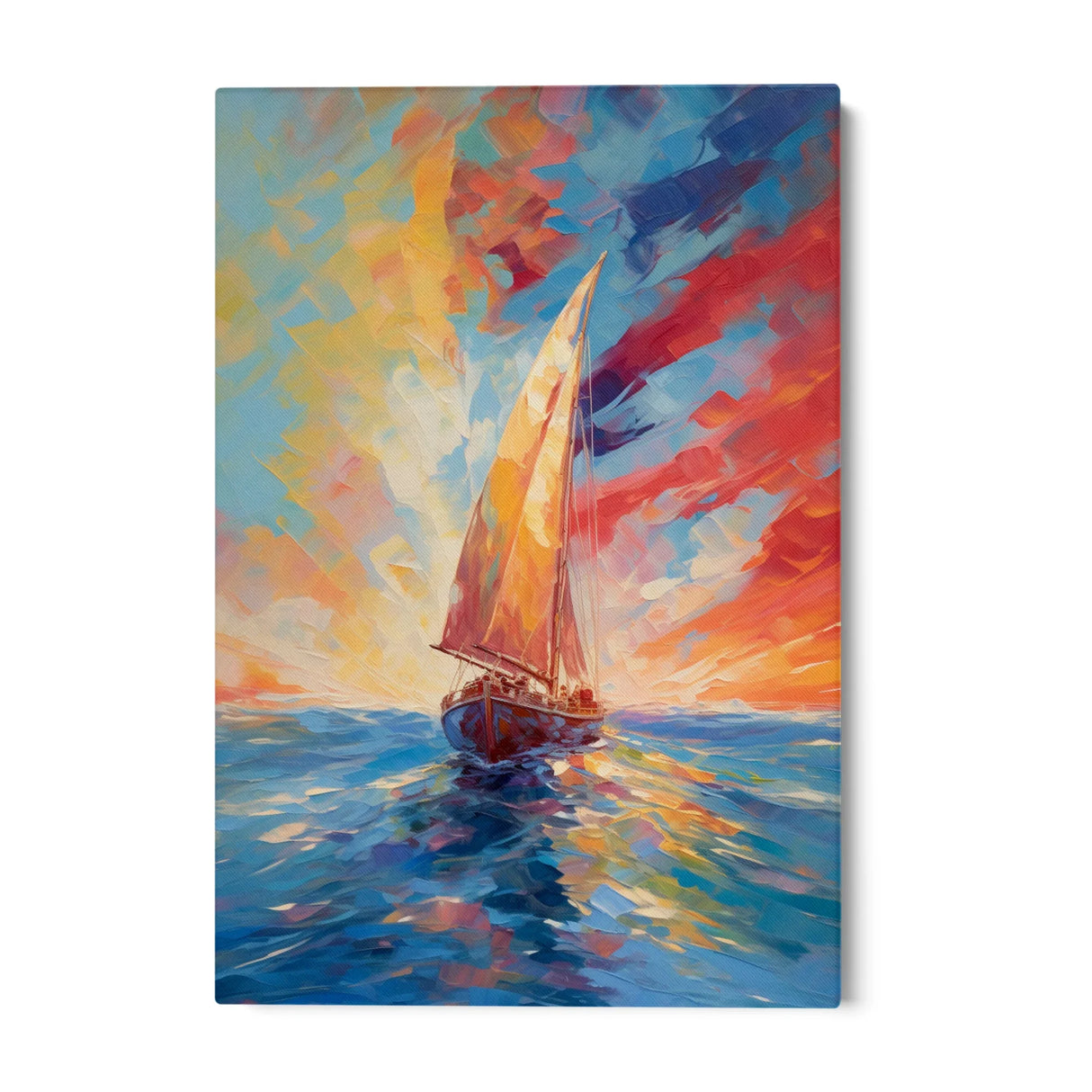 Quadro Stampa su Tela Giornata Colorata - CupidoDesign