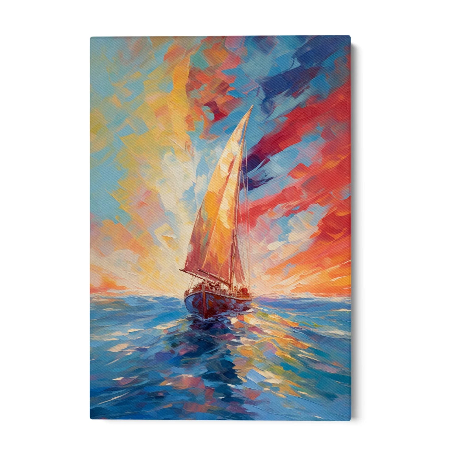 Quadro Stampa su Tela Giornata Colorata - CupidoDesign