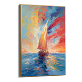 Quadro Stampa su Tela Giornata Colorata - CupidoDesign