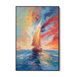 Quadro Stampa su Tela Giornata Colorata - CupidoDesign