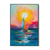 Quadro Stampa su Tela Giornata Colorata - CupidoDesign
