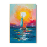 Quadro Stampa su Tela Giornata Colorata - CupidoDesign