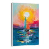 Quadro Stampa su Tela Giornata Colorata - CupidoDesign