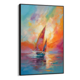 Quadro Stampa su Tela Giornata Colorata - CupidoDesign