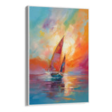 Quadro Stampa su Tela Giornata Colorata - CupidoDesign
