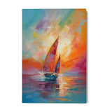 Quadro Stampa su Tela Giornata Colorata - CupidoDesign