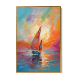 Quadro Stampa su Tela Giornata Colorata - CupidoDesign