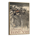 Quadro Stampa su Tela Giorno della Serbia, Théophile Steinlen - CupidoDesign