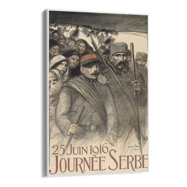Quadro Stampa su Tela Giorno della Serbia, Théophile Steinlen - CupidoDesign