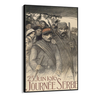 Quadro Stampa su Tela Giorno della Serbia, Théophile Steinlen - CupidoDesign