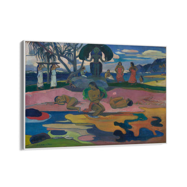 Quadro Stampa su Tela Giorno di Dio, Paul Gauguin - CupidoDesign
